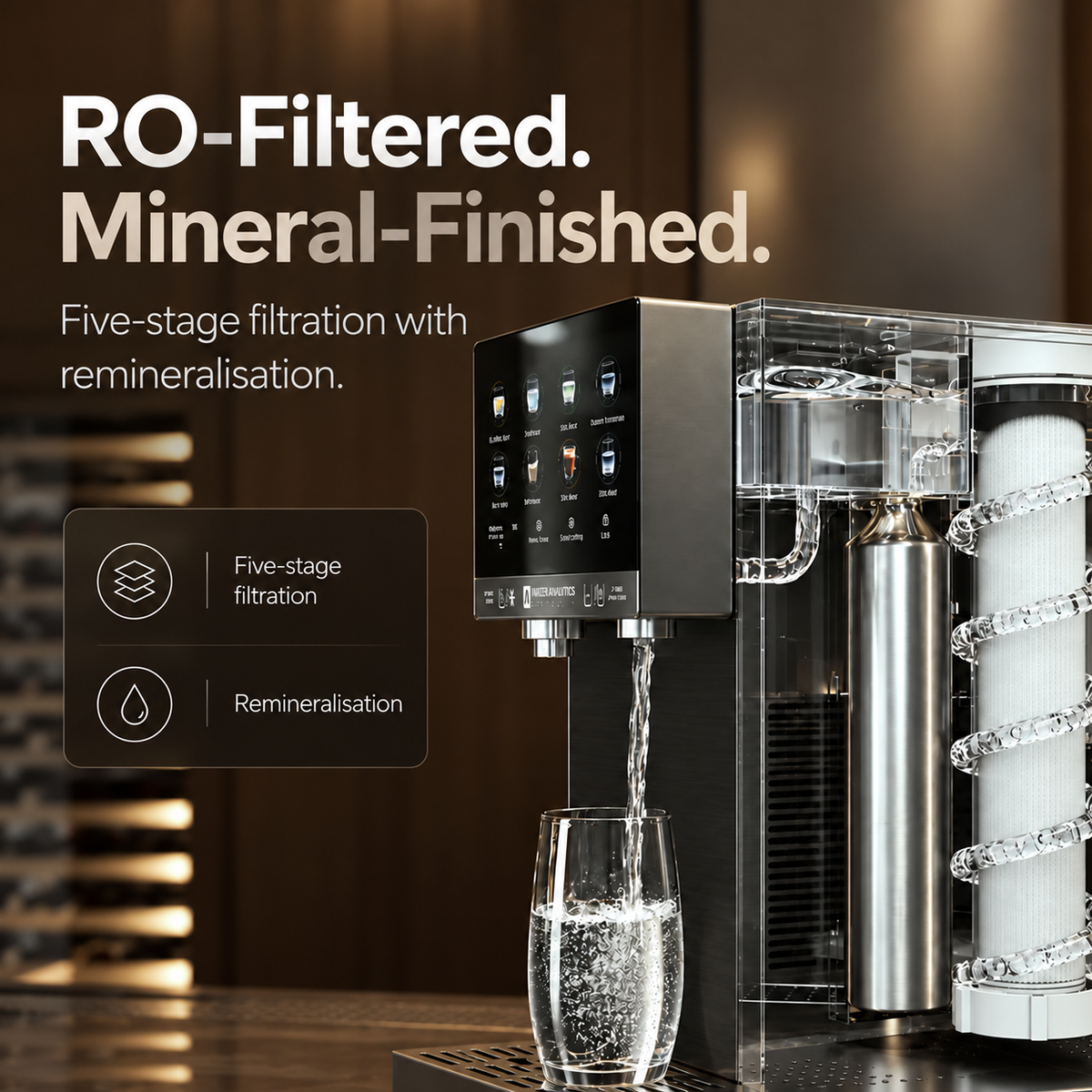 WAA RILL™ Benchtop All-In-One Sparkling Pro