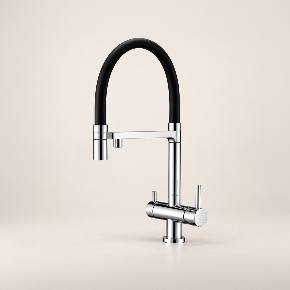 WAA 7624S 3-way mixer tap in Silver