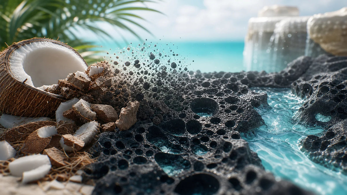 Coconut Shell Carbon: Why Carbon Source and Manufacturing Quality Matter — Australian water filtration guide