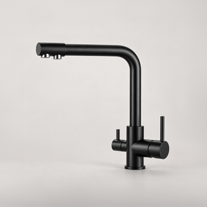 WAA 7604BL 3-way mixer tap in Black