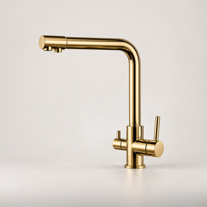 WAA 7604G 3-way mixer tap in Gold