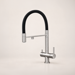 WAA 7624N 3-way mixer tap in Brushed Nickel