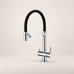WAA 7624S 3-way mixer tap in Silver